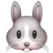 Rabbit Face emoji on Apple